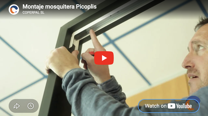 Vídeo de instalación Mosquitera Picoplis
